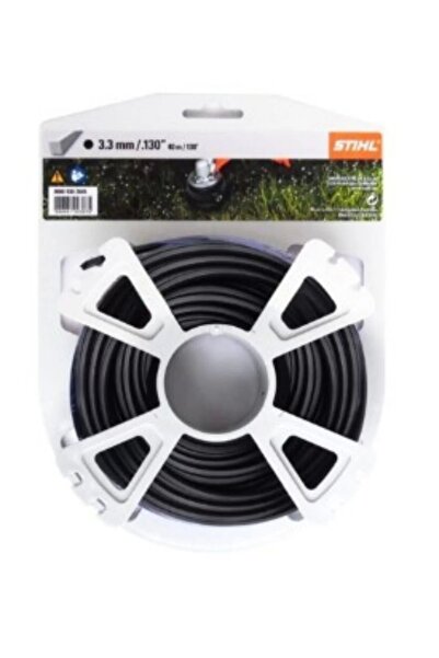 Stihl Misine Motorlu Tırpan Misina 3.3mm 38mt Siyah 4 Köşe