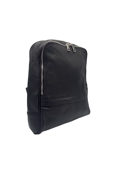 EVoStyle EVoStyle S703 Women's Backpack, Genuine Italian Leather, Black Color, 30 x 35 x 11cm