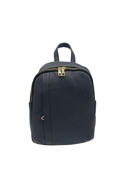 EVoStyle EVoStyle DI32 Women's Backpack, Genuine Italian Leather, Black Color, 25 x 29 x 8.5 cm