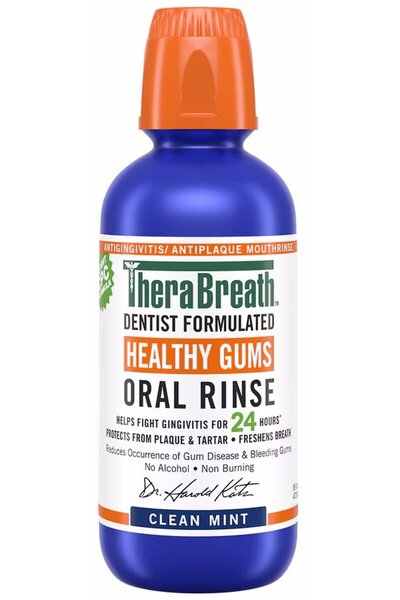 Thera Breath Therabreath Healthy Gums Oral Rinse Clean Mint 16Oz