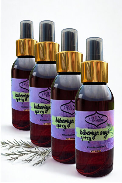 Yedibostan Biberiye Suyu 4 X 100 ml Sprey Güzel Kokulu Güçlendirici Saç Tonik...