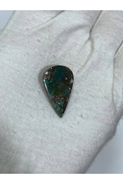 Hasyılmaz Okyanus Temalı Doğal Kabaşon Firuze Taşı 20,3 Karat - Turkuaz Taşı ...