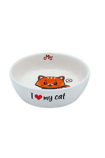MİO Ceramic Bowl❤️ Mio, Lucy, V=250ml, Dog and cat feeding bowl, Diameter ø=130 mm, hext=45 mm