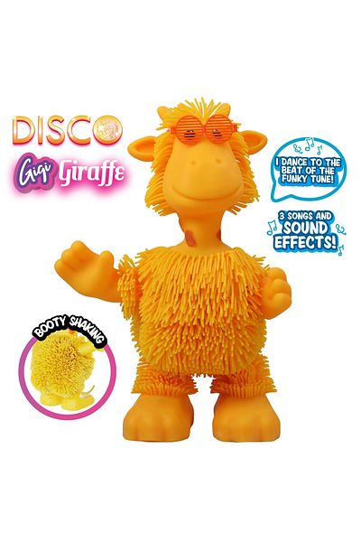 Eolo JIGGLY PETS "GIGI" THE GIRAFFE - RUBERY DANCING DISCO GIRAFFE