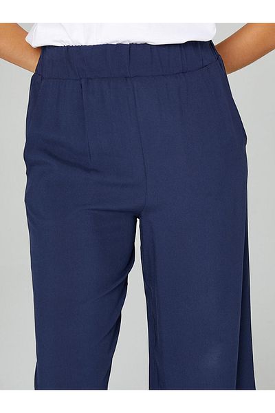 Faik Sönmez Women's Wide Leg Viscose Capri 25Yb00080