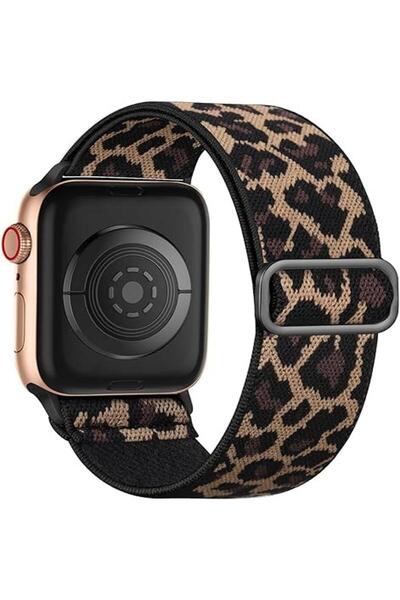 Alstrap Apple watch 10 42mm seri 4-5-6-7-8-9 Uyumlu 38-40-41mm Kumaş Elastik ...