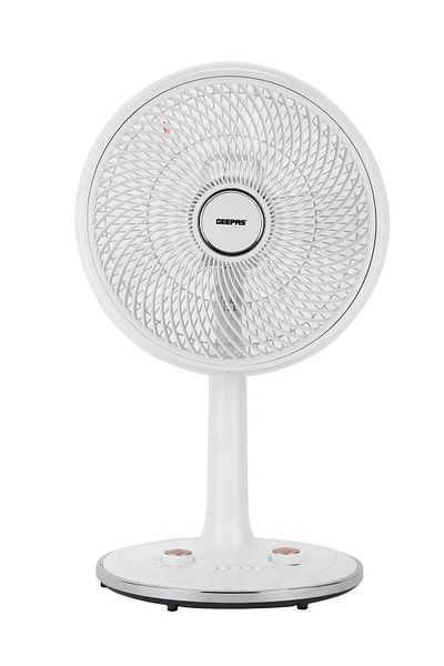 Geepas 14-Inch Desk Fan With 3 Speed Setting ABS Circulator Head AS 5 Fins Blade GF21202