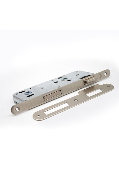 ALMITAL Dokku Mortise Lock Wc Oval Satin 40mm X 23mm Mirror
