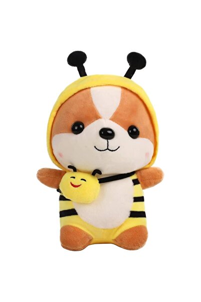 Malvys Jucărie de pluș, Veveriță albină, Galben/Portocaliu, 25 cm