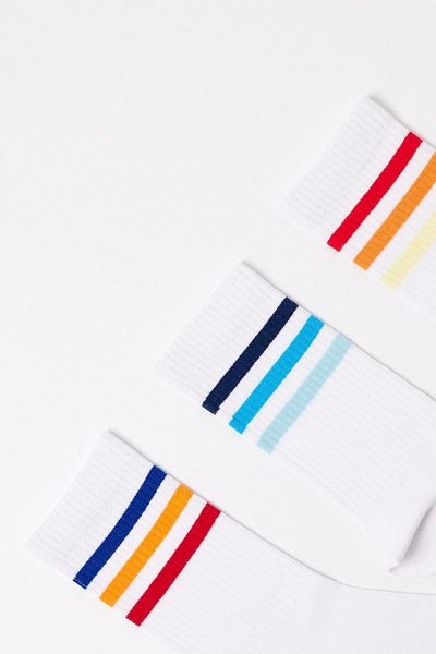 Katia&Bony Katiya&Bony Children's Colorful Striped 3-Pack Socks