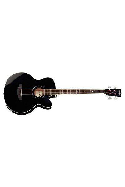 Harley Benton Chitara Bas Electro-acustica B-30bk Acoustic Bass