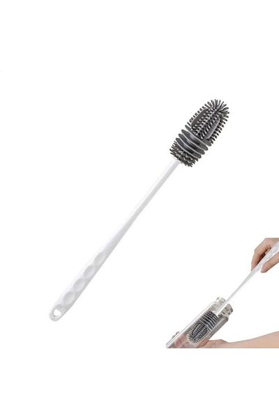 almital mobilya aksesuarları furniture accessories Sparkle Jar Silicone Long Handle Jar Washing Brush White
