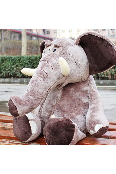 Malvys Malvys® Plush Toy, Bongo the Elephant, Grey, 30 cm