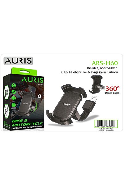 Auris H60 Motosiklet Telefon Tutucu – Güvenli ve Pratik Sürüş Deneyimi