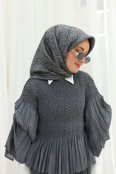 Silk Home Eșarfă de mătase Tivil 11459-21 Gri ​​Mixt Model