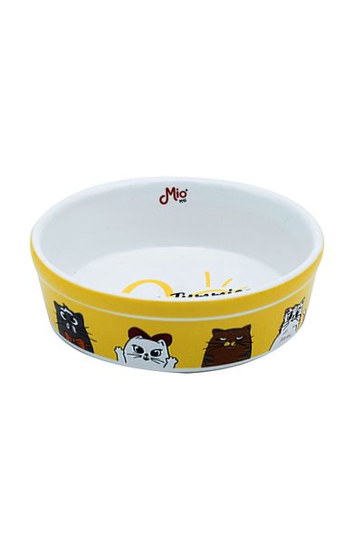 MİO Ceramic Bowl❤️ Mio, Andy, V=400 ml, Dog and cat drinking bowl, ø=150mm, hext=55mm