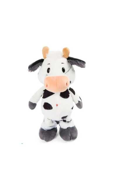 Malvys Jucarie de plus Malvys®, Vacuta MooMoo, Alb/Negru, 45 cm