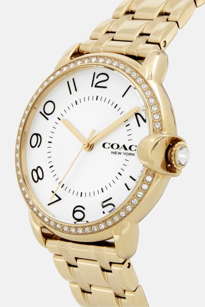 Coach Women 14503810 Arden Round Watch 37mm, Gold
