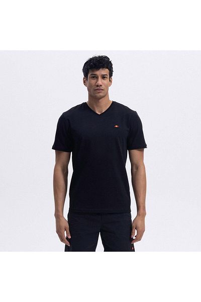 Ellesse Em186-1-Bk V-Neck Men's T-Shirt - Black