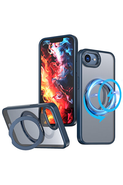 REDz Accessories Калъф за iPhone 16e, Магнитен пръстен, Държач за пръстен, Ma...