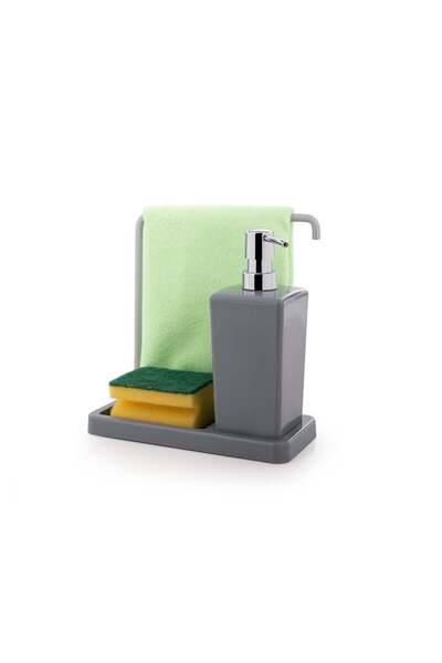 Prima Nova Primanova Luna Hanging Kitchen Liquid Soap Dispenser Gray