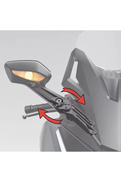 Knmaster Forza Otomatik Katlanır Motosiklet Aynası