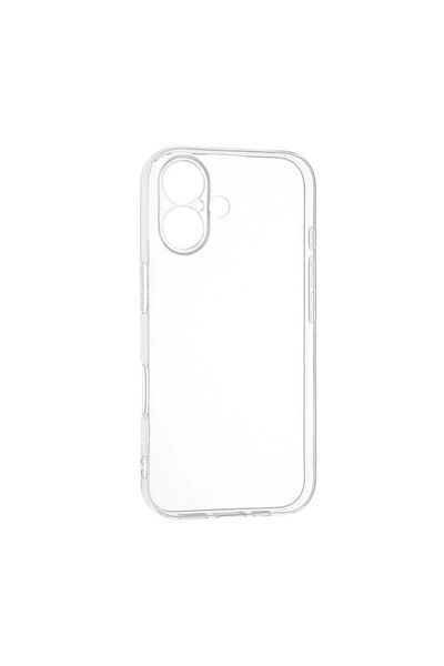 SKYDDAR INNOVATION Husă pentru iPhone 16, ClearGuard, silicon transparent, transparentă, set de autocolante