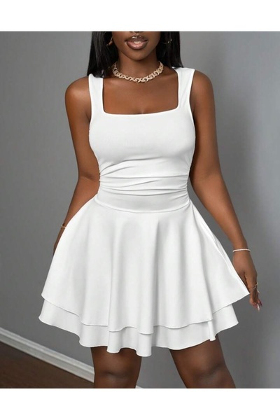 MAROVOAY Μίνι φόρεμα με λεπτομέρεια με κορδόνι στη μέση