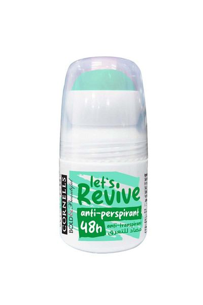 Cornells Anti-Perspirant Roll-On Let's Revive by Cornells, Green 50ml