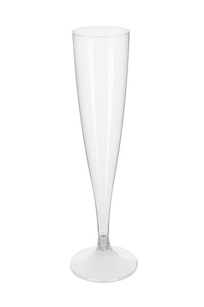 KENT Transparent Plastic Sherbet Set of 6, Glasses for Champagne and Wine (Goblet)