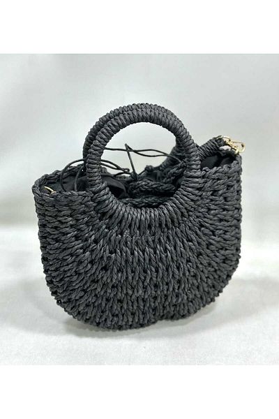 ZeynepKeskinDesign New Season Women's Straw Shoulder Bag, Beach Bag, Women's Handbag