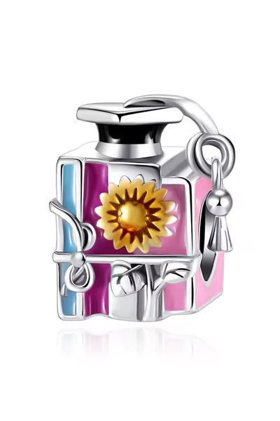 Fubena Summer Graduation Themed Silver Charm