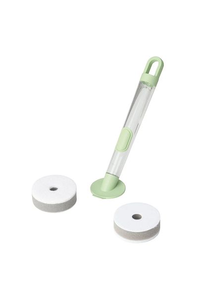 IKEA Detergent Container Sponge Light Green with 2 Sponges