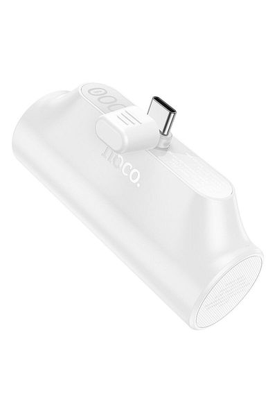REDz Accessories External Battery, 3000 mAh, USB Type-C Connector, Hoco J147, Compatible iPhone/Android, White