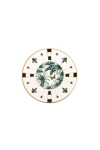 Porland Palms 14 Piece Breakfast Set for 6 People