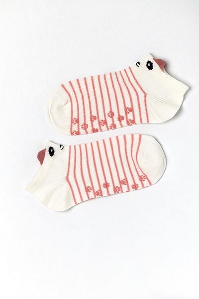Katia&Bony Katiya&Bony Girl Animal Print 4 Step Socks