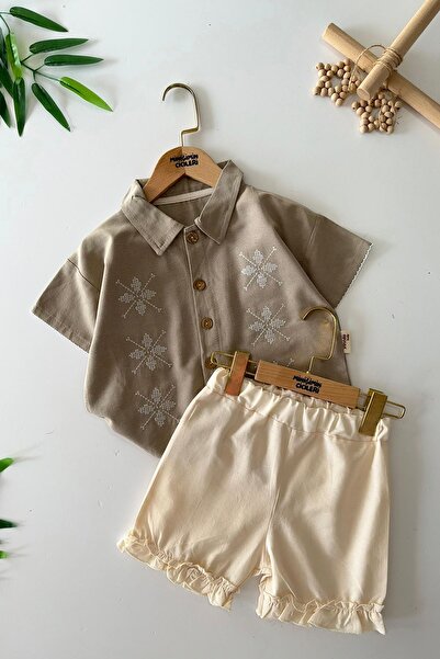 Minigimin Cicileri Мінігimin Cicileri Обробка Детально Фрівольні Дівчачі Шорт...