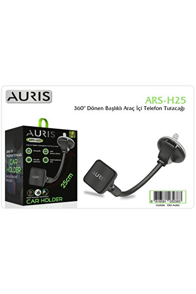 Auris H25 Vantuzlu Manyetik Araç İçi Telefon Tutucu