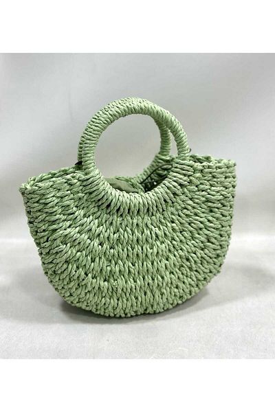 ZeynepKeskinDesign New Season Women's Straw Shoulder Bag, Beach Bag, Women's Handbag