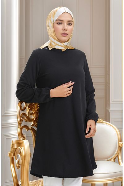 RESPİRO Seasonal Simple Tunic, Women's Tunic with Elastic Sleeve Ends