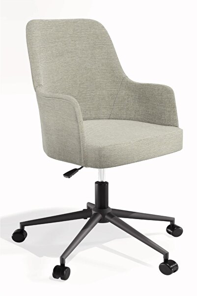 HAUSEBOX Louis Silinebilir Keten Kumaş - Ofis Çalışma Koltuğu & Sandalyesi (k...