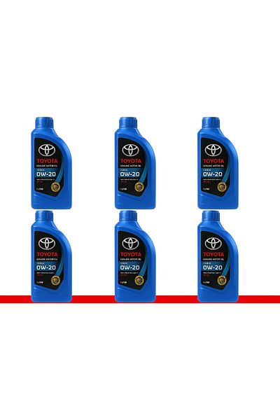 Toyota Genuine Toyota 0w-20 Hybrid Oil - Fully Synthetic for Economical Performance and Superior Protection for Modern Engines - Carton