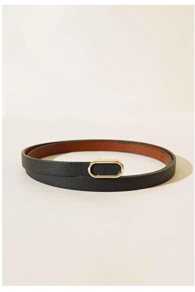 Desre Moda حزام نسائي رفيع بإبزيم ذهبي بيضاوي، حزام القميص، حزام السترة، حزام...