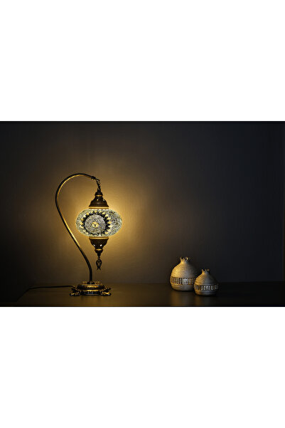 Generic Brand Mosaic Bedside Lamp, Decorative Turkish Lamp, Kapalıçarşı Glass...
