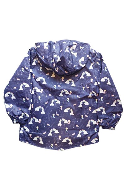 North Дівчачий водонепроникний плащ з капюшоном і принтом