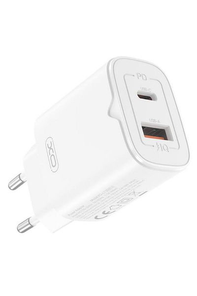 REDz Accessories Încărcător de perete Xo L130, porturi USB Type-C, încărcare rapidă 30w, tehnologie GAN, alb