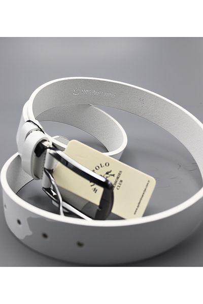 willpolo Genuine Buffalo Skin White Jeans Canvas & Fabric Trouser Belts Buffalo Leather Belts