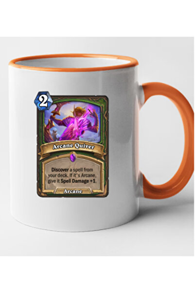 OEM Cană personalizată HearthStone - Arcane Quiver cu mâner portocaliu, INOVA...