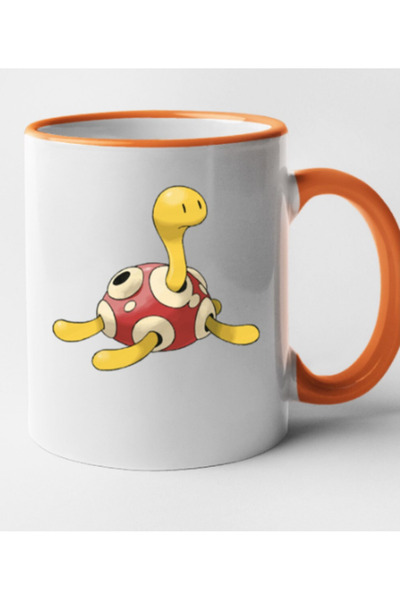 OEM Cană personalizată Snorlax cu mâner portocaliu, INOVATIX®. 330 ml