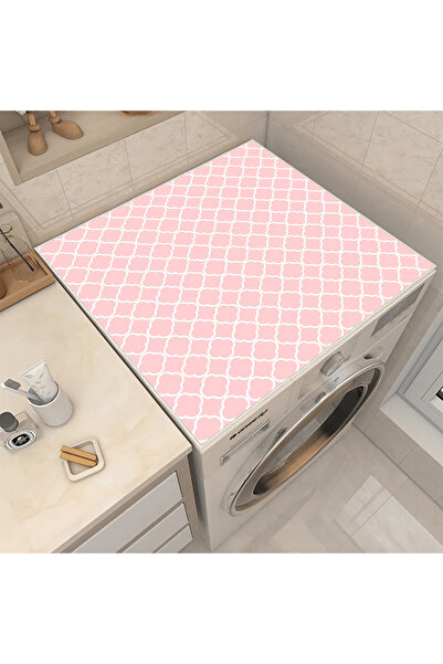 Nuva Home Pink Washing Machine Dryer Cover - Non-Slip, Washable, Stain and Wa...